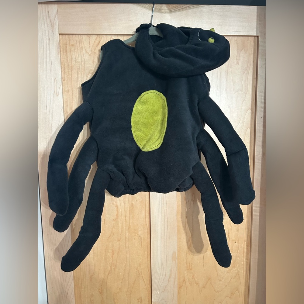 Pottery Barn Kids (Retired) Black and Green Spider Costume (12-24 months)
